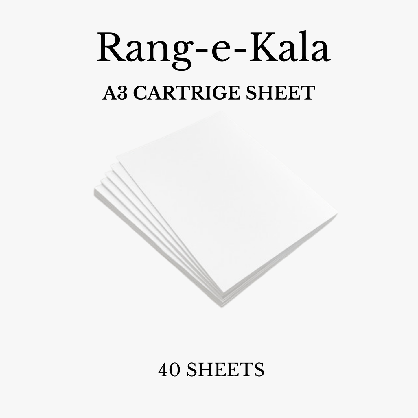 A3 CATRIDGE SHEET