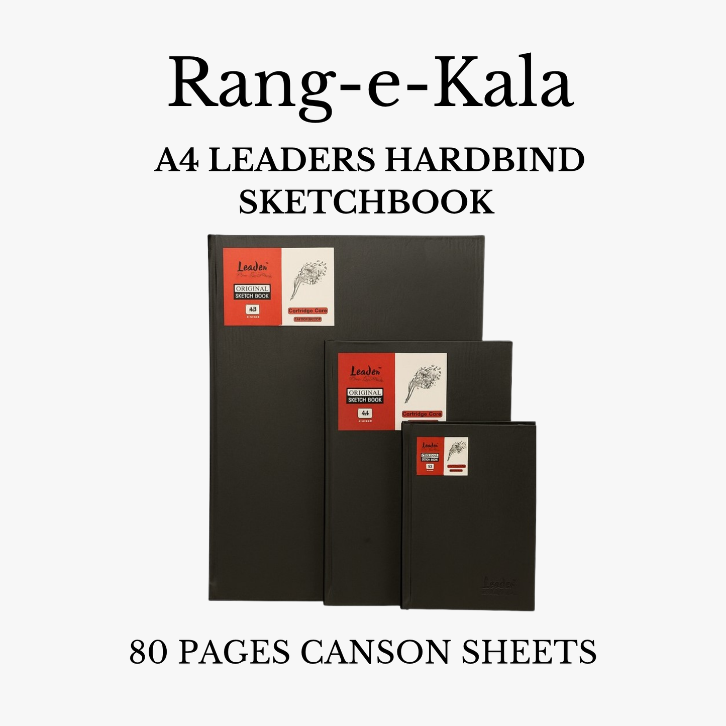 A4 Leaders Hardbind Sketch book Cansn sheet (xyz pages)