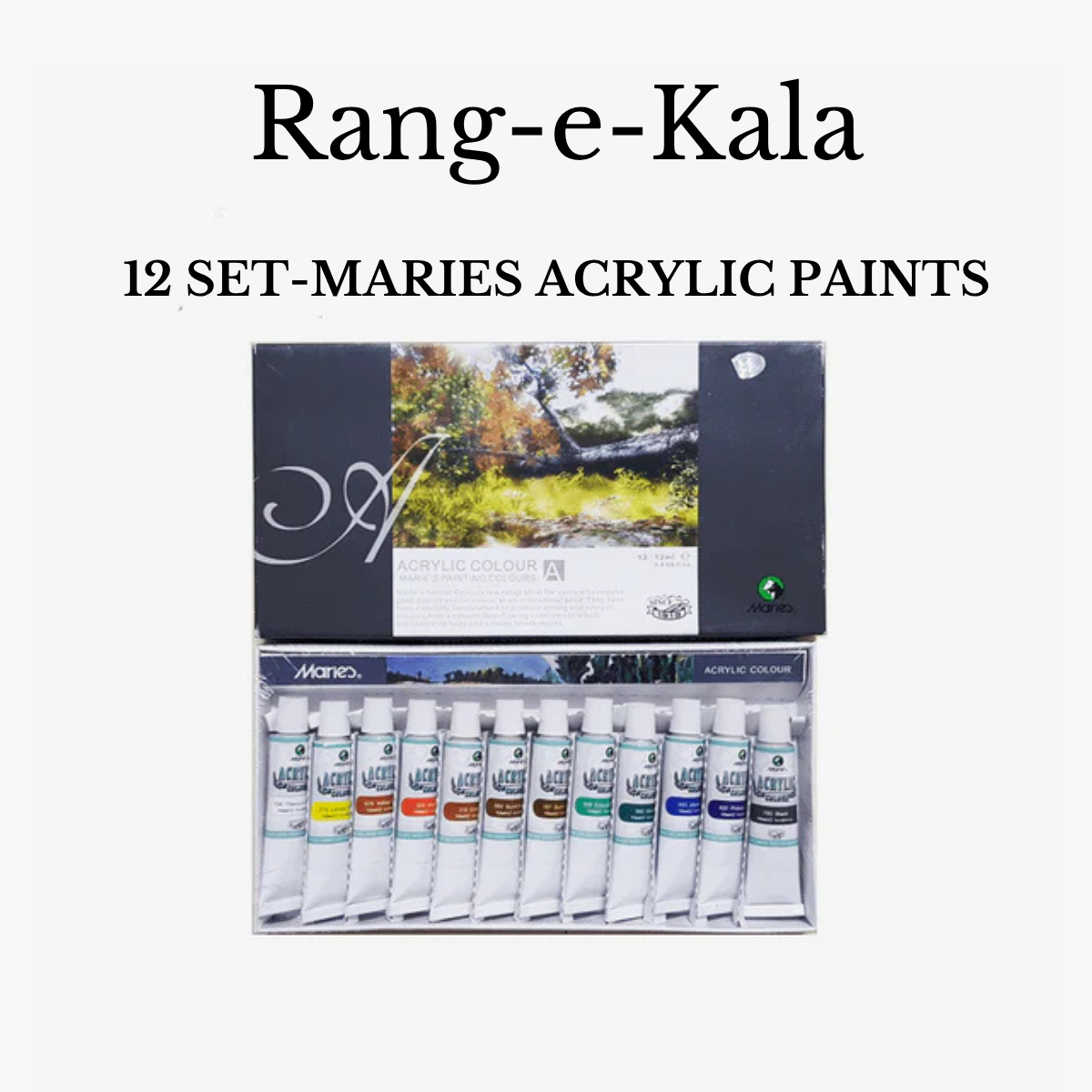 Acrylic Colors Maries 12ml Box 12 pack