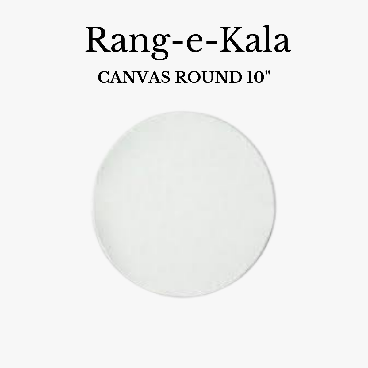 Canvas Round 10x10