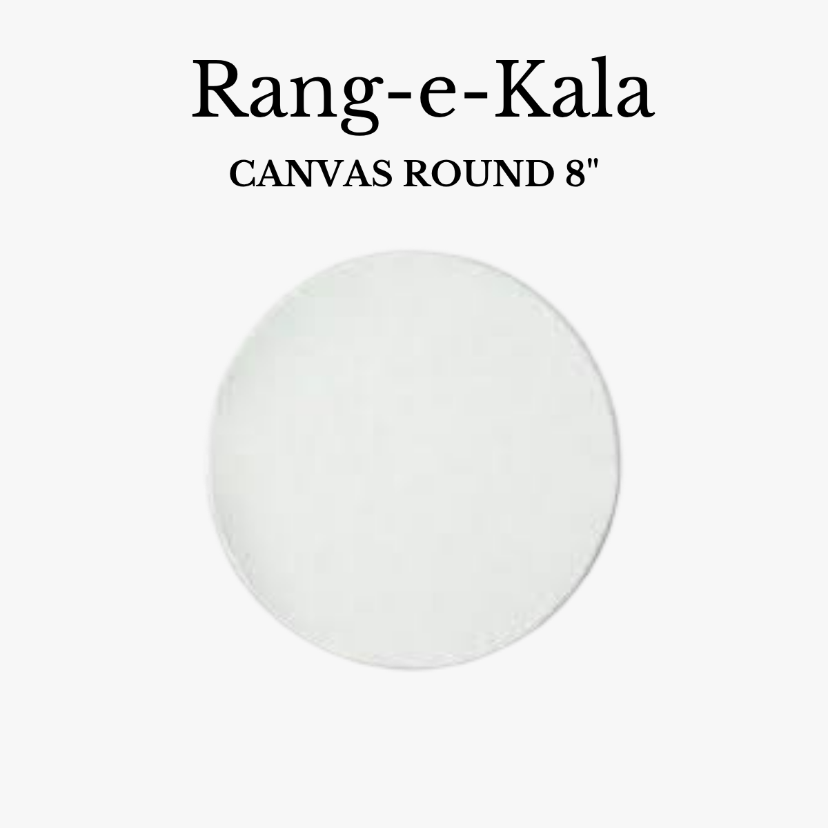 Canvas Round 8x8