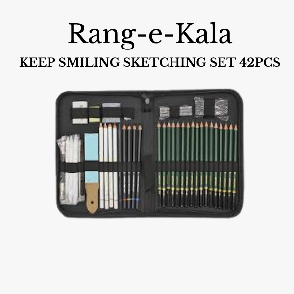 Keep Smiling Sketching Pencil Set 24 pcs