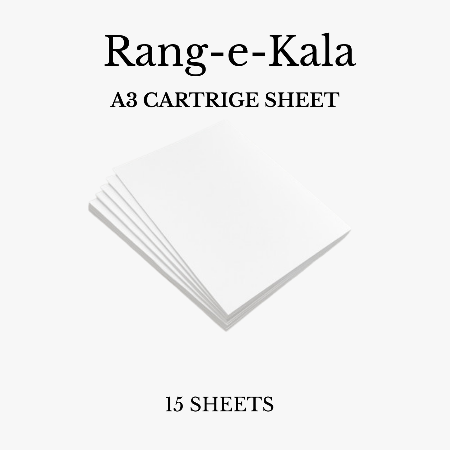 A3 CATRIDGE SHEET