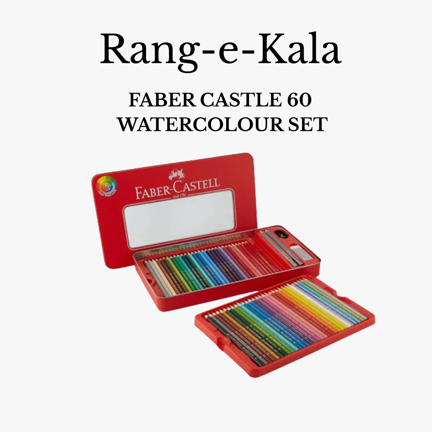 FABER-CASTELL 60 WATERCOLOUR PENCILS