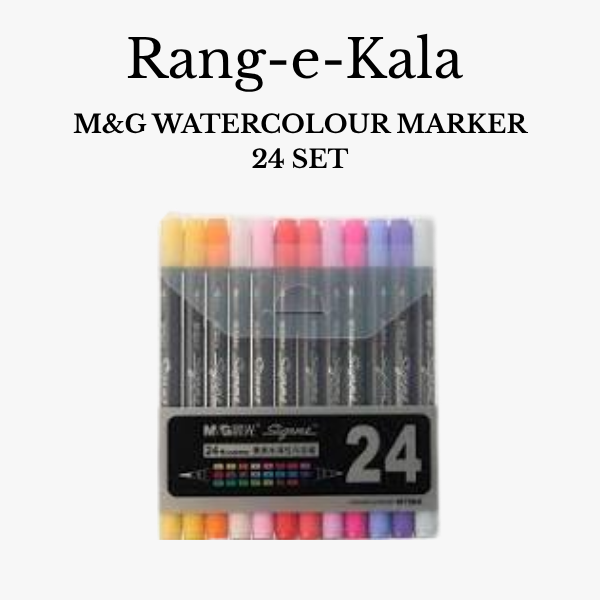 M&G Water Colours 24 set