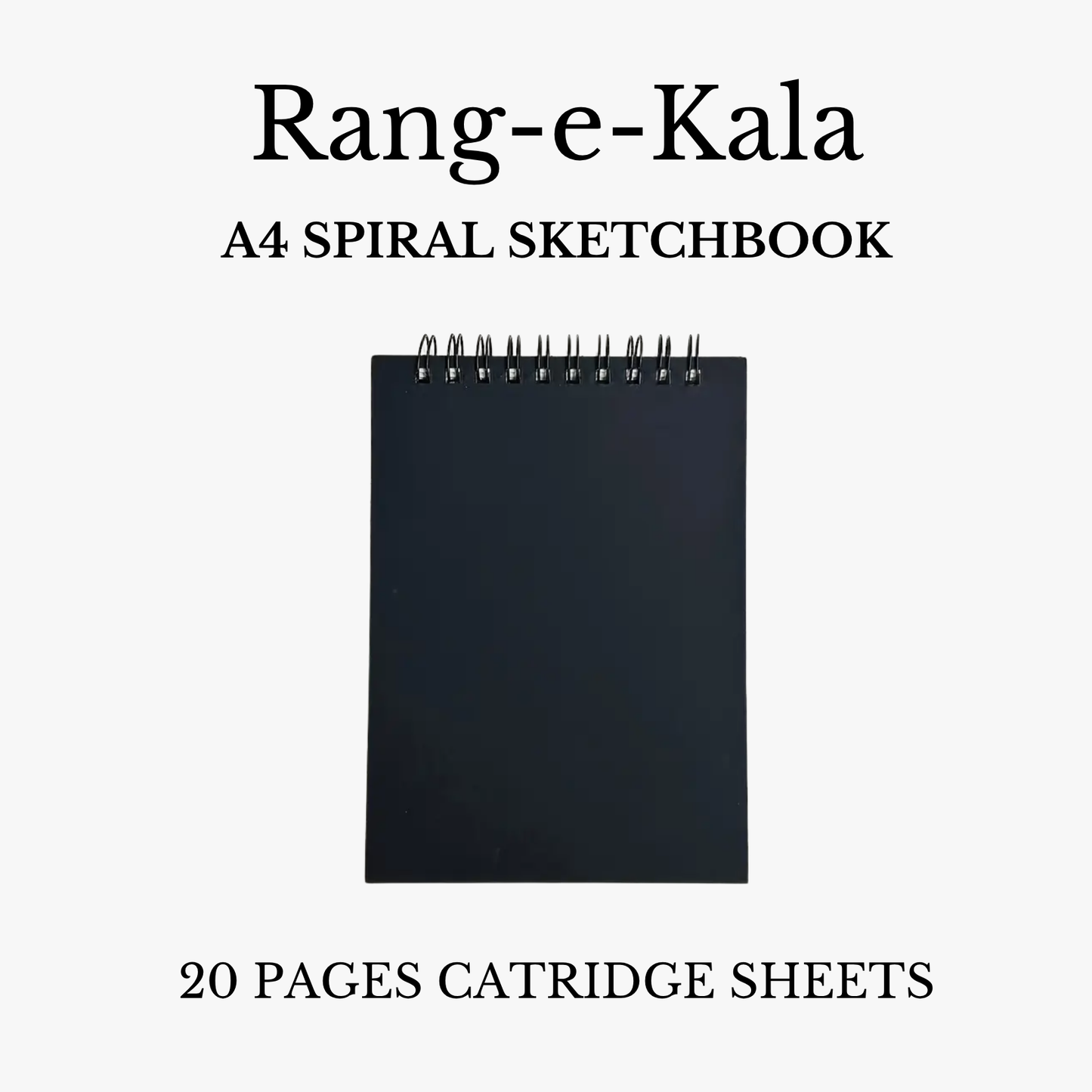 A4 Spiral Sketch Book Catrdige sheet