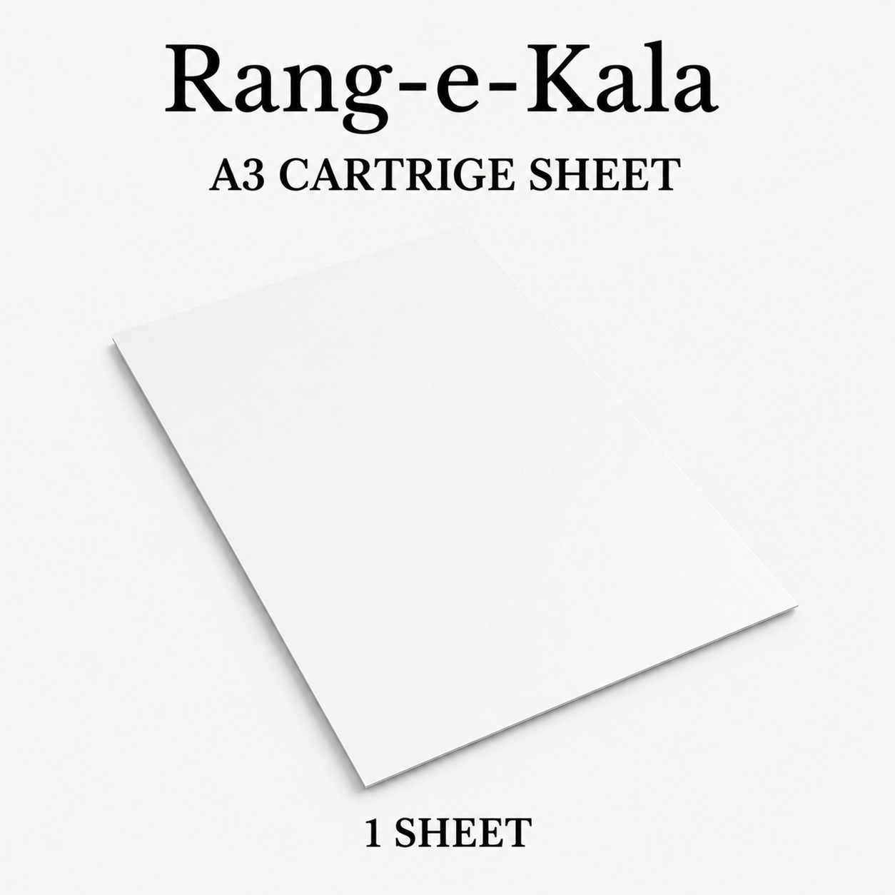 Cartrige Sheet A3