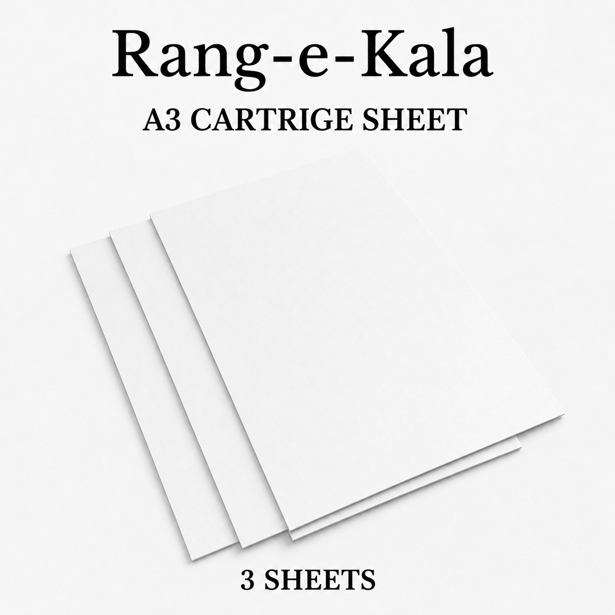 Cartrige Sheet A3
