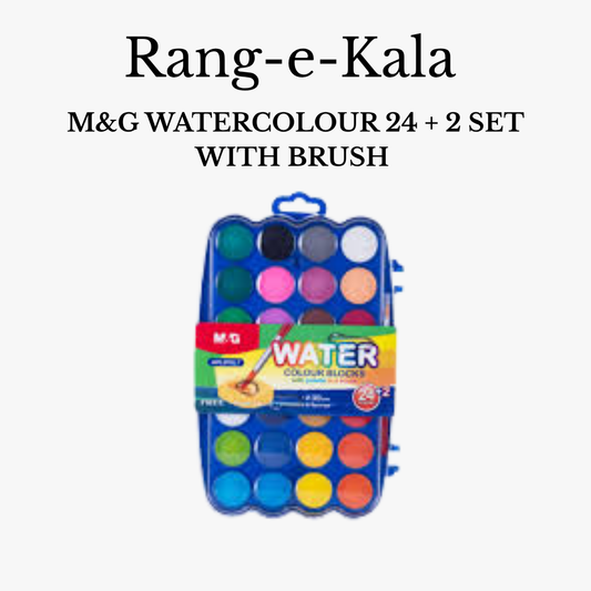 M&G 24+2 set with brush and pallete