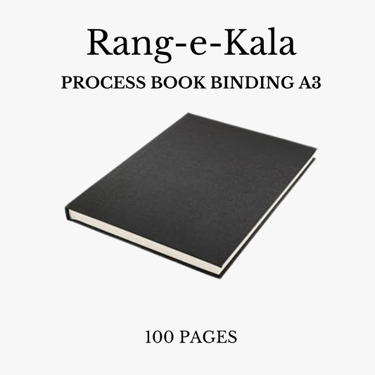 Process book binding a3 100 pages